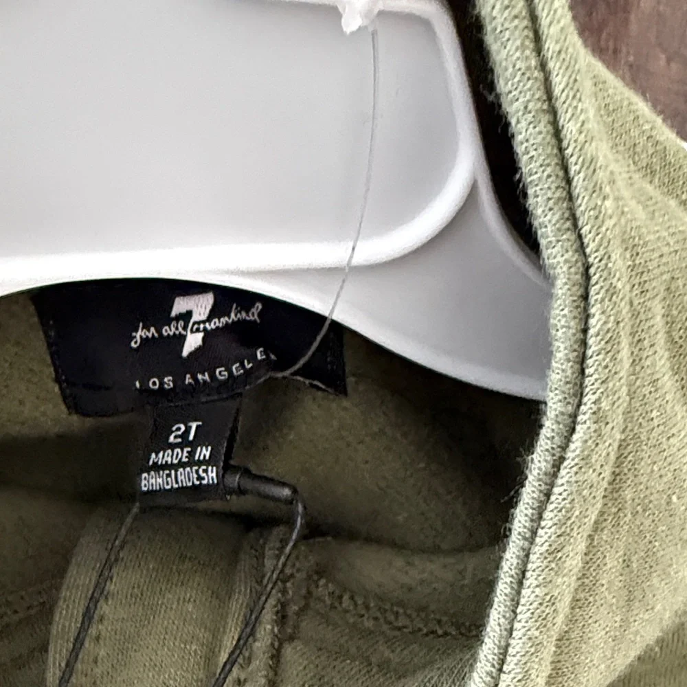 7 For All Mankind cozy olive